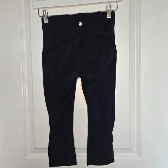 Lululemon Train Times Crop 17" - 4 Midnight Navy - Picture 4 of 7